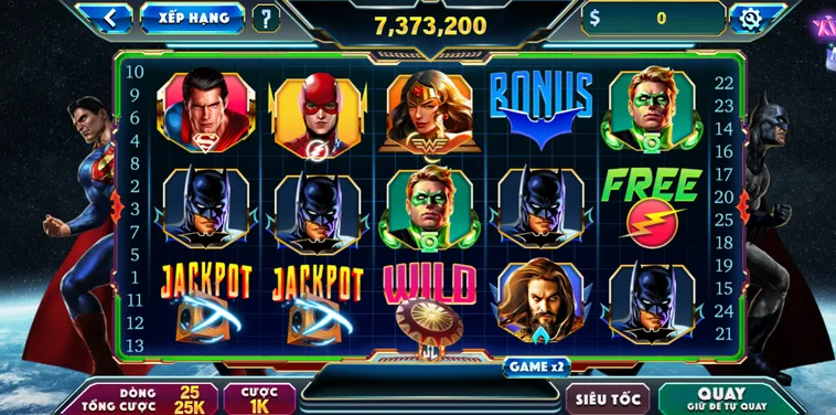 Nổ Hũ Justice League Tại 789Club Thiên Đường Săn Jackpot Đẳng Cấp Cho Các Cược Thủ