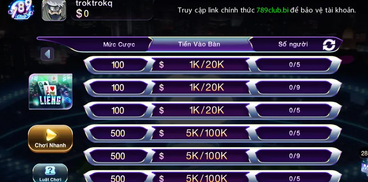 Liêng Tại 789Club Trải Nghiệm Bài Cào Dân Gian Đỉnh Cao Với Tỷ Lệ Thắng Vượt Trội