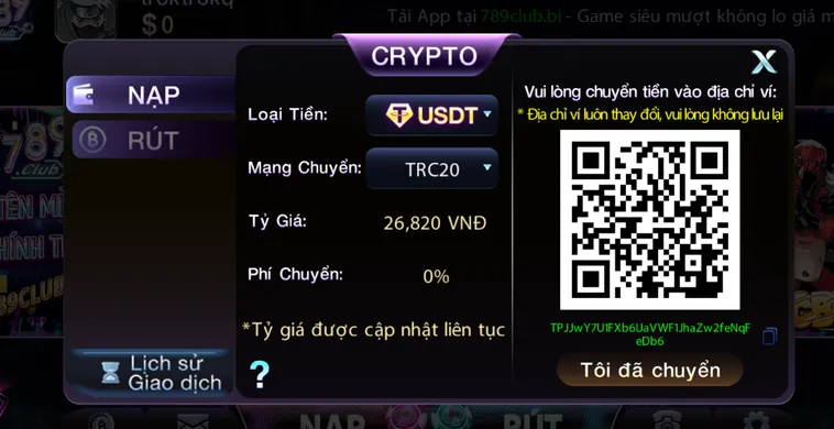 Nạp Tiền Qua Ví Điện Tử Tại 789Club Siêu Tốc Cho Mọi Thành Viên