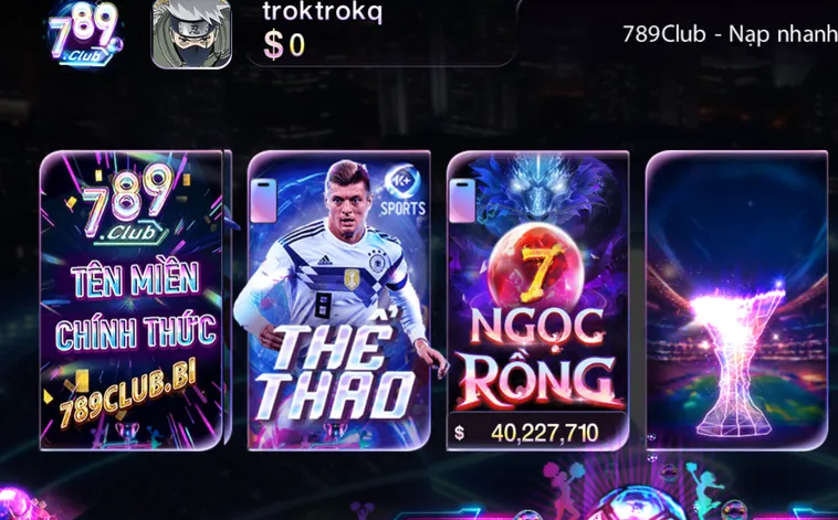 Thể Thao 789Club Sân Chơi Cá Cược Đẳng Cấp Đỉnh Cao Cho Mọi Game Thủ